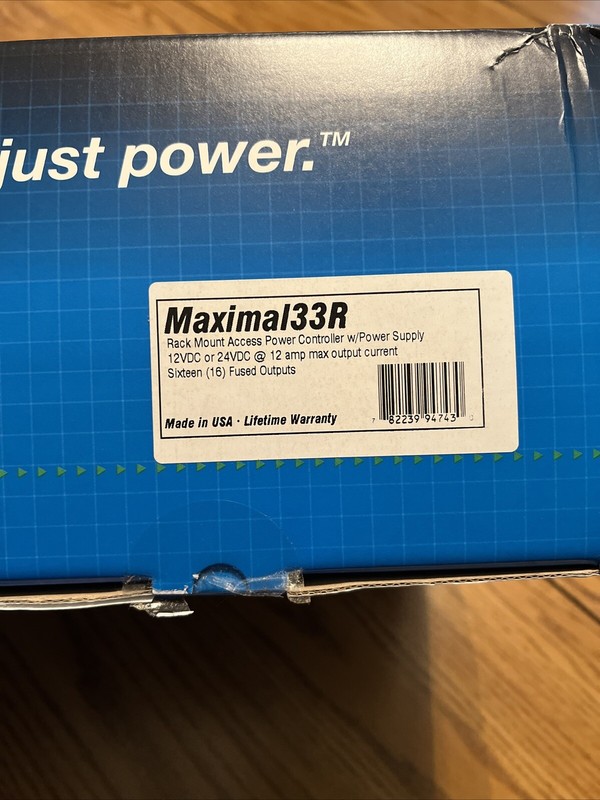 Altronix MAXIMAL33R Rack Mount Access Power Controller W Power Supply, Brand New