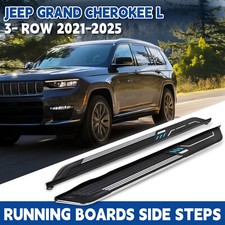 Running Boards Side Step Nerf Bar Fit For Jeep Grand Cherokee L 3-Row 2021-2025