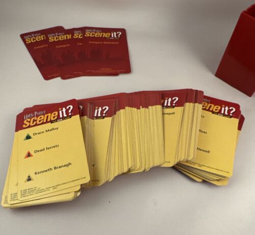 HARRY POTTER Scene It DVD Replacement Trivia Cards 160 Cards GOBLET OF FIRE - Picture 7 of 7
