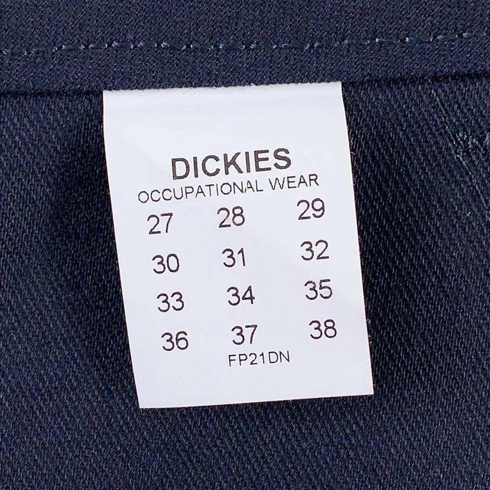 Dickies Women's Size 2 Navy Premium Flat Front 32" Inseam Workwear Pants NWT - Image 3 of 4