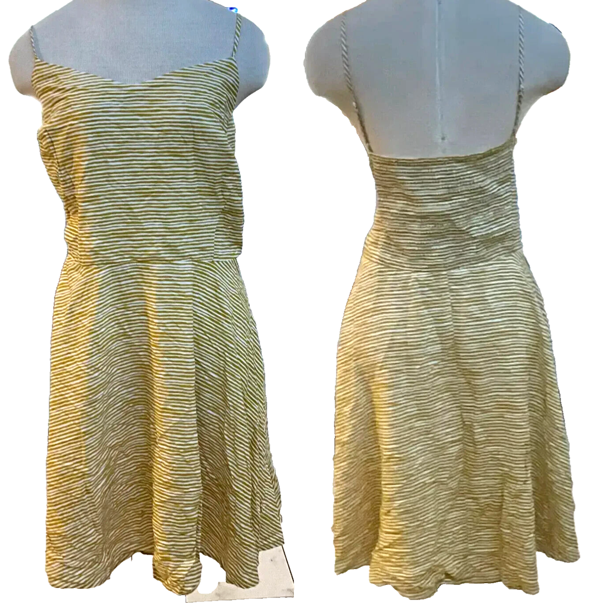 old navy green striped dress NEW 2XL TALL Womens STRIPE PLUS SZ SMOCKED BACK XXL TALL Womens dresses