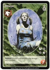 Omaya Gangrel Antitribu Sabbat War V:TES VTES Vampire CCG