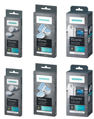 SIEMENS je 2 x TZ80001 TZ80002 TZ70003 Reiniger + Entkalker + Wasserfilter NEU