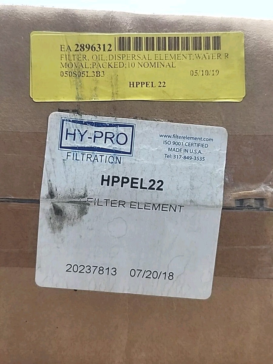 NEW FACTORY SEALED* Hy-Pro HPPEL22 Filter Element 20237813 NEW FACTORY SEALED* Hy-Pro HPPEL22 Filter Element 20237813
