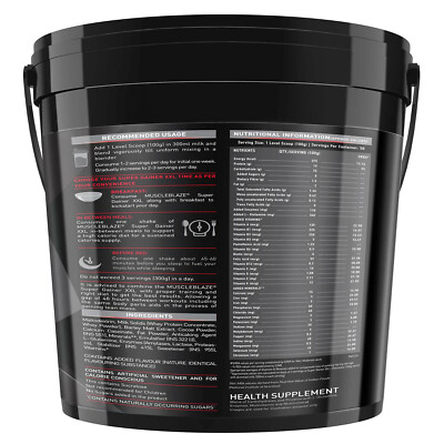 MuscleBlaze Super Gainer XXL Prise De Masse Chocolat, Envoi Gratuit