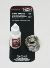 Harris Stay-Brite Silver Bearing Solder & Stay Clean Liquid Flux Kit