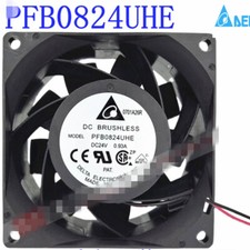 1pcs Delta PFB0824UHE 24V 0.93A 8038 8CM Inverter Cooling Fan 2-wire