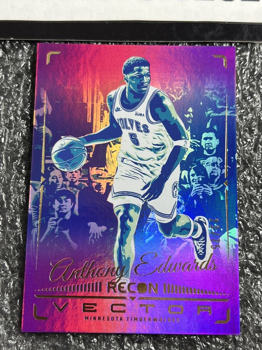 2023-24 Recon ANTHONY EDWARDS /75 Purple Holo #24 VECTOR SSP 