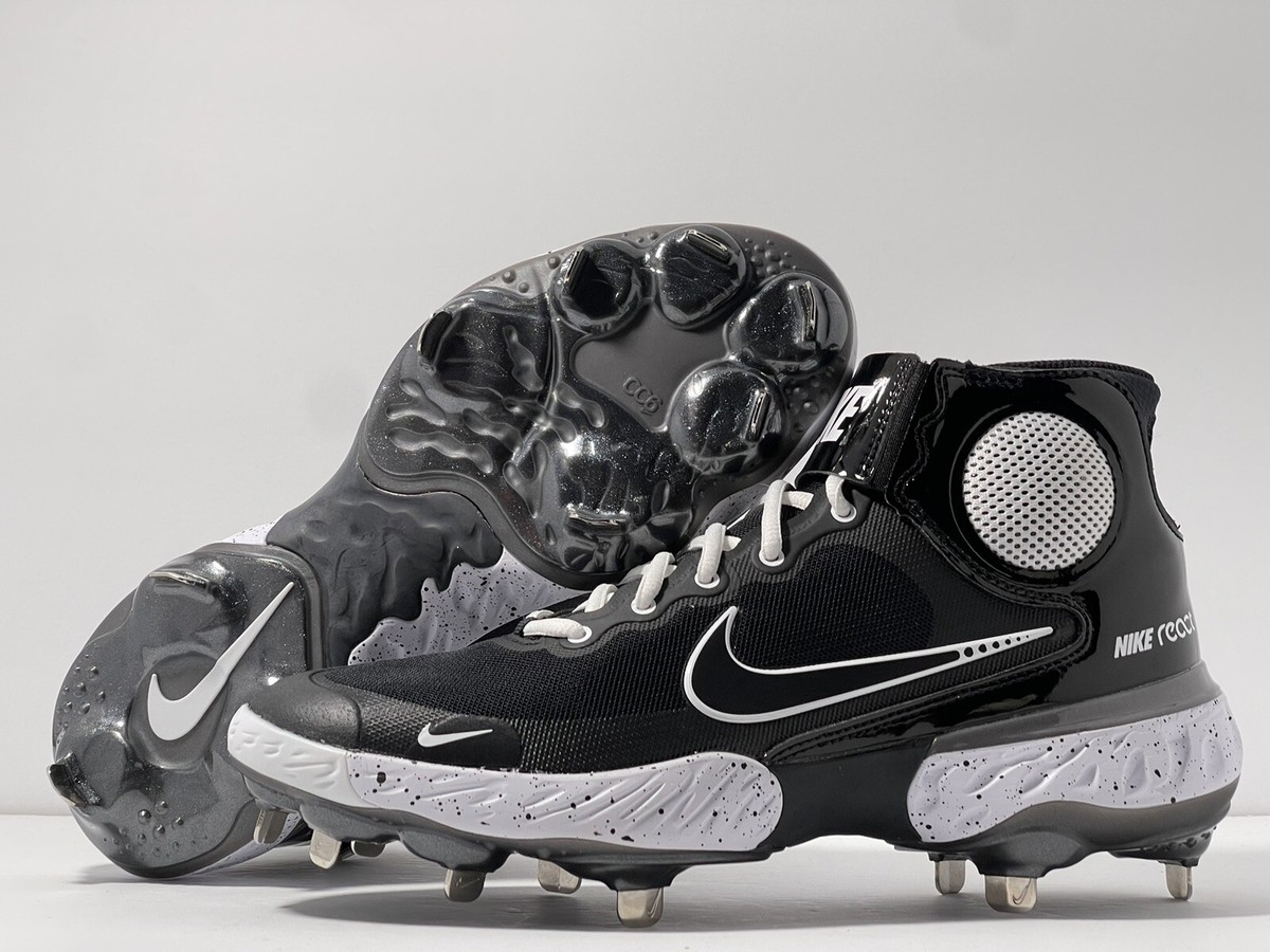Nike Alpha Huarache Elite 3 Mid Black White CK0745-011 Men's Size