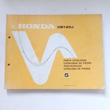 original Honda CB 125 J Ersatzteilkatalog Ersatzteilliste Handbuch Teilekatalog