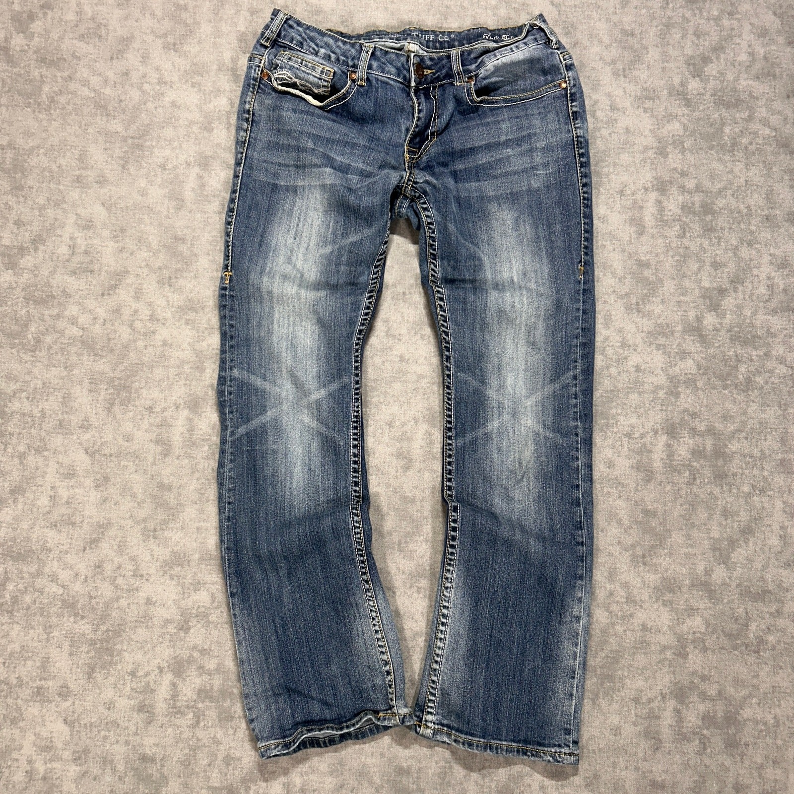 Cowgirl Tuff Co Dont Fence Me In low rise bootcut western jeans womens 31x31