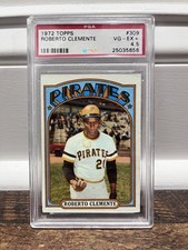 1972 Topps #309 Roberto Clemente - PSA 4.5