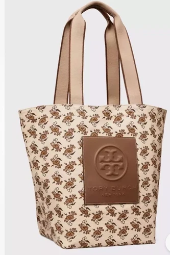 Tory Burch Gracie borsa tote donna stampata tela reversibile tracolla riccia Ditsy