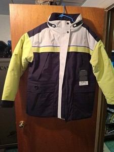 NWT Ski-Doo Acer X Kanuk Women's XL Jacket Winter Snowmobile Coat Black Yellow