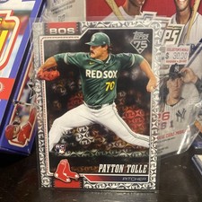 Payton Tolle 2026 Topps Series 1 #15 Spring Training Foil Rookie Card RC Red Sox
