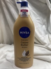 Nivea Cocoa Butter Body Lotion and Deep Nourishing Serum, 16.9 fl oz Pump Bottle