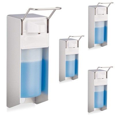 500ML Desinfektionsmittelspender Seifenspender Edelstahl Wandmontage Eurospender