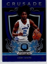 Coby White 2019 Panini Prizm Draft Picks Prizms Blue 61 North Carolina Tar Heels