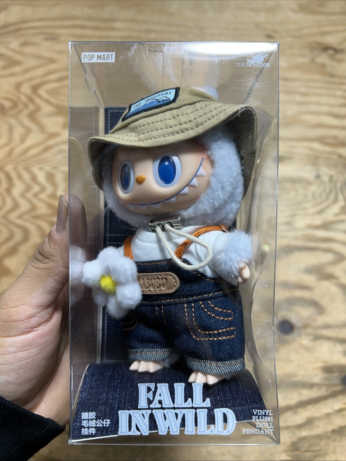 Pop MART the Monsters Labubu Fall in Wild Series Vinyl Plush Doll BoxDamaged