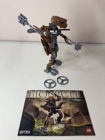 LEGO Bionicle Metru Nui Toa Hordika of Stone 8739: Onewa w/ Rhotuka Spinner X2