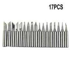 Solder Iron Tip 17Pcs 4.1mm/0.16inch 6.5mm/0.26inch 900M-T High Quality