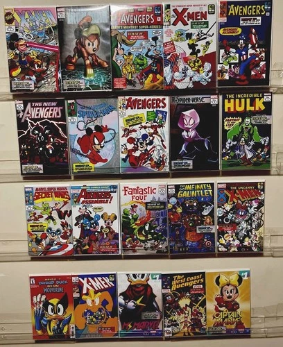 Amazing Spider-Man What If Disney 100 Variant Set of 20 Marvel Comics Lot NM