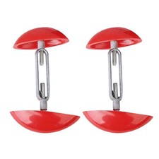 Aluminium Shoe Stretcher Adjustable for Women High Heel Shoes Red Pair