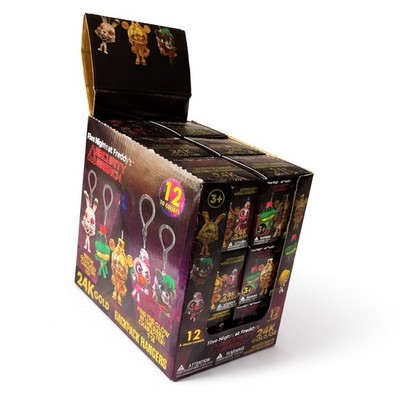 18 CHASE RARE FNAF Security Breach Blind Box Backpack Hangers w/ Display