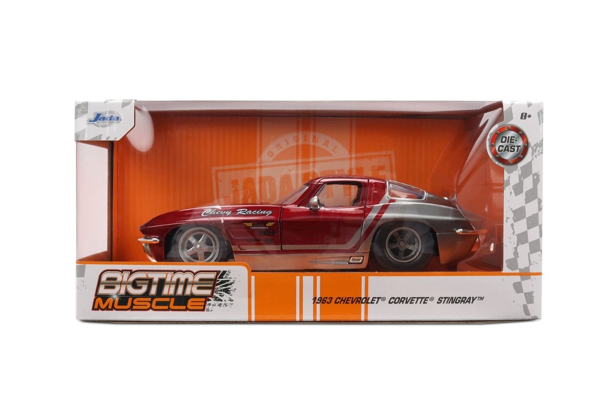 JADA BIGTIME MUSCLE 1963 CHEVY CORVETTE STINGRAY 1/24 DIECAST DARK