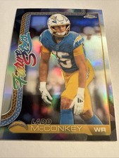 2024 Topps Chrome Future Stars Ladd McConkey Refractor FS-3 Los Angeles Chargers