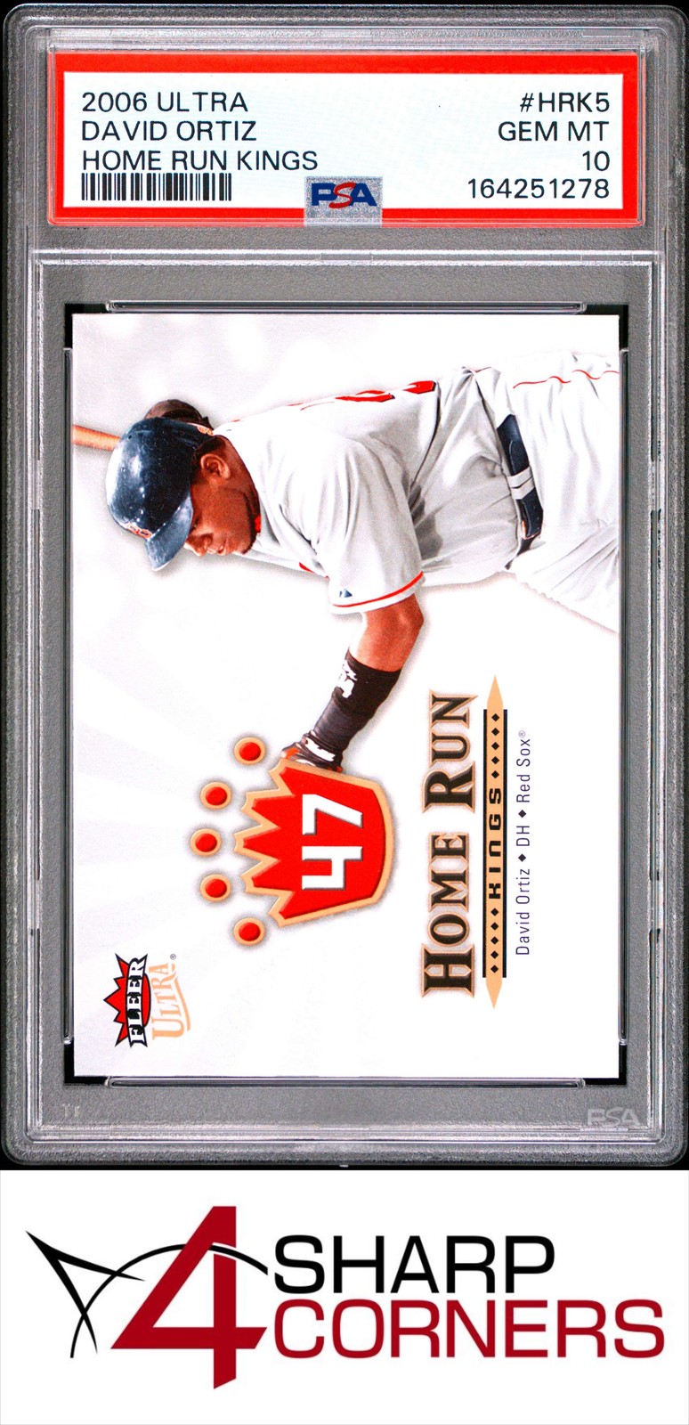 2006 ULTRA HOME RUN KINGS #HRK5 DAVID ORTIZ HOF POP 6 PSA 10