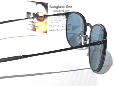 Ray Ban ERIKA METAL Black Evolve PHOTOCHROMIC Green Blue Sunglass
