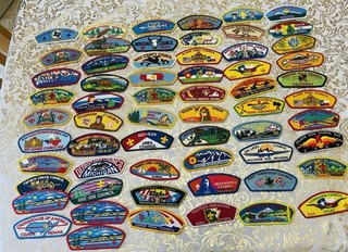 Boy Scout Lot Of 61 CSPs Council Shoulder Patches