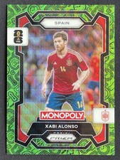 Xabi Alonso 2026 Monopoly Prizm Fifa World Cup Four Corners Green Wave #40 -c