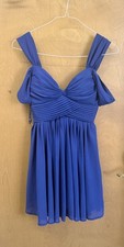 Lulus Blue Bridesmaid Dress Formal Gown Regular Size S