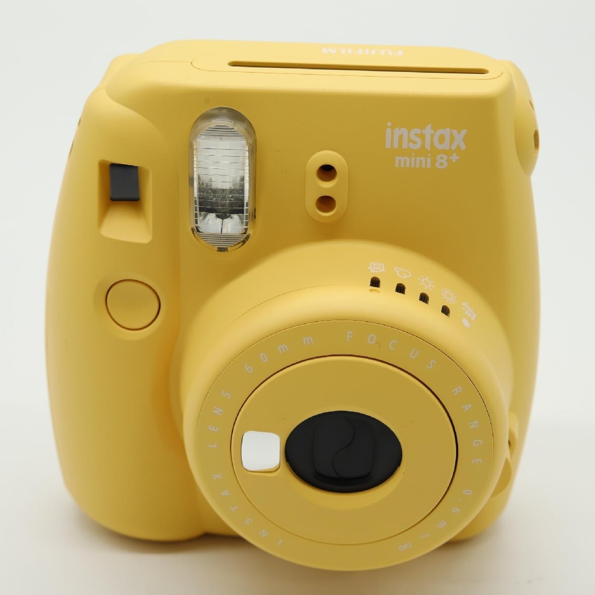 FUJIFILM Instax Mini 8 Plus instant camera with close-up lens and hand strap-image