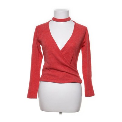 Ivory Love, Wickeltop, Größe: S, Rot, Elasthan/Polyester/Viskose, Einfarbig #Qyv