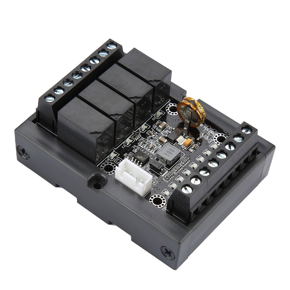 PLC Industrial Control Board FX1N-10MR Practic Programmable Relay Module +