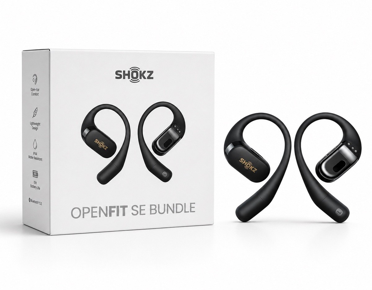Shokz OpenFit SE, bundle Open-Ear True Wireless Earbuds [Brand New