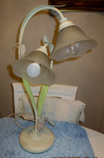 Florentiner Lampe Tischlampe Leuchte Stehlampe Glasschirm