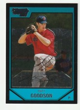 Matt Goodson Signed 2007 Bowman Prospects Chrome Card Auto Red Sox Autograph COA