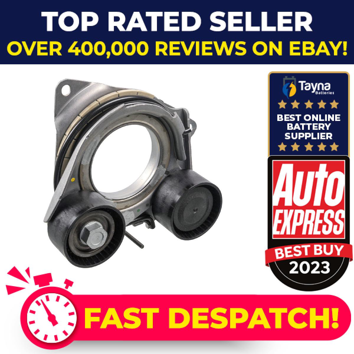Aux Belt Tensioner fits BMW 220D G42 2.0D 2021 on B47D20B Drive V-Ribbed Febi