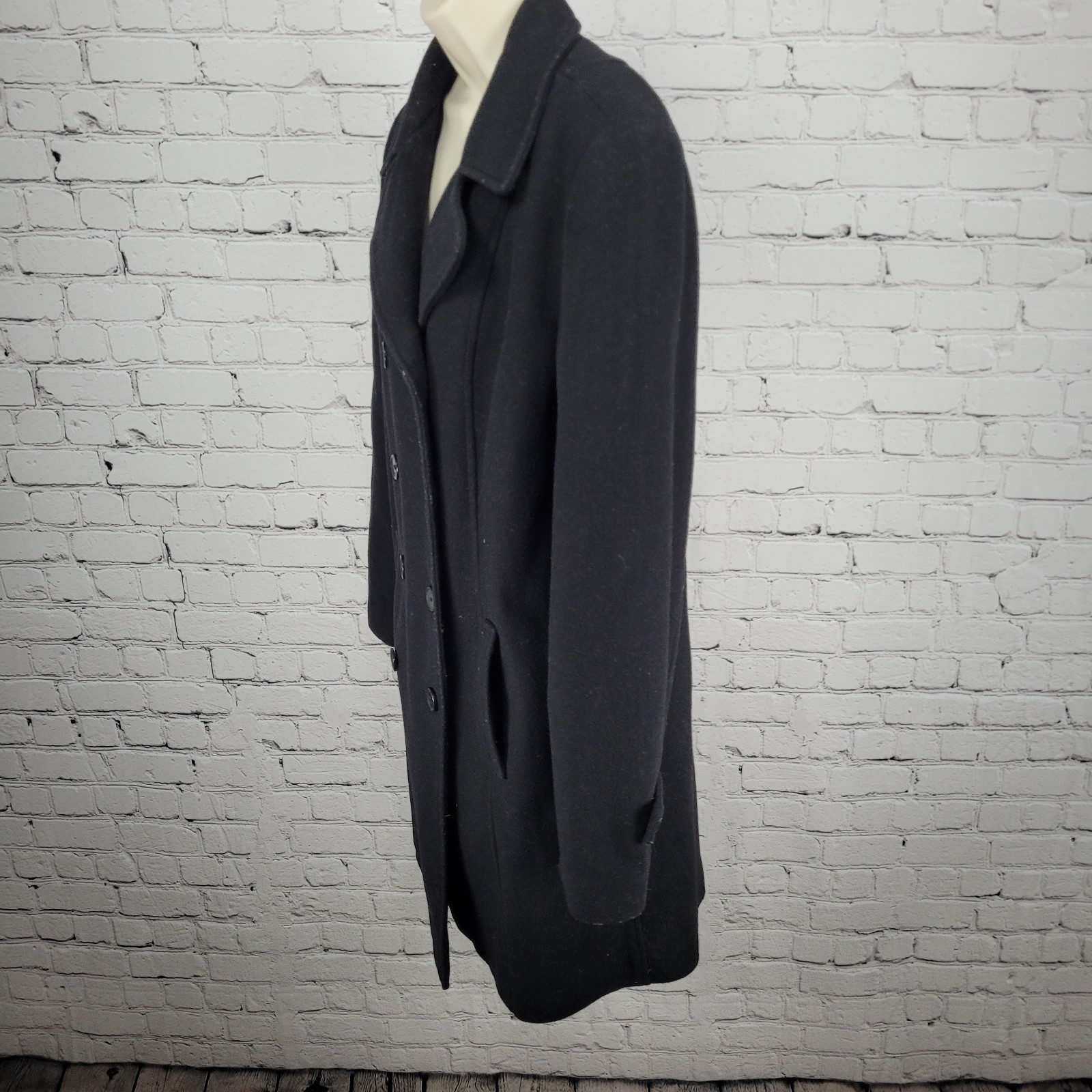 Giacca Gallery Black Wool Blend Buttoned Double B… - image 11