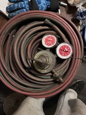 50ft Oxy Acetylene Hose Twin Welding Torch 300 PSI B Fitting Connectors New