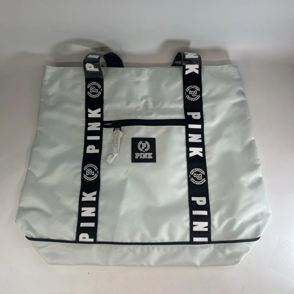 Victoria Secret PINK Tote Bag Frost Mint XL Size - NWT - Image 3 of 4