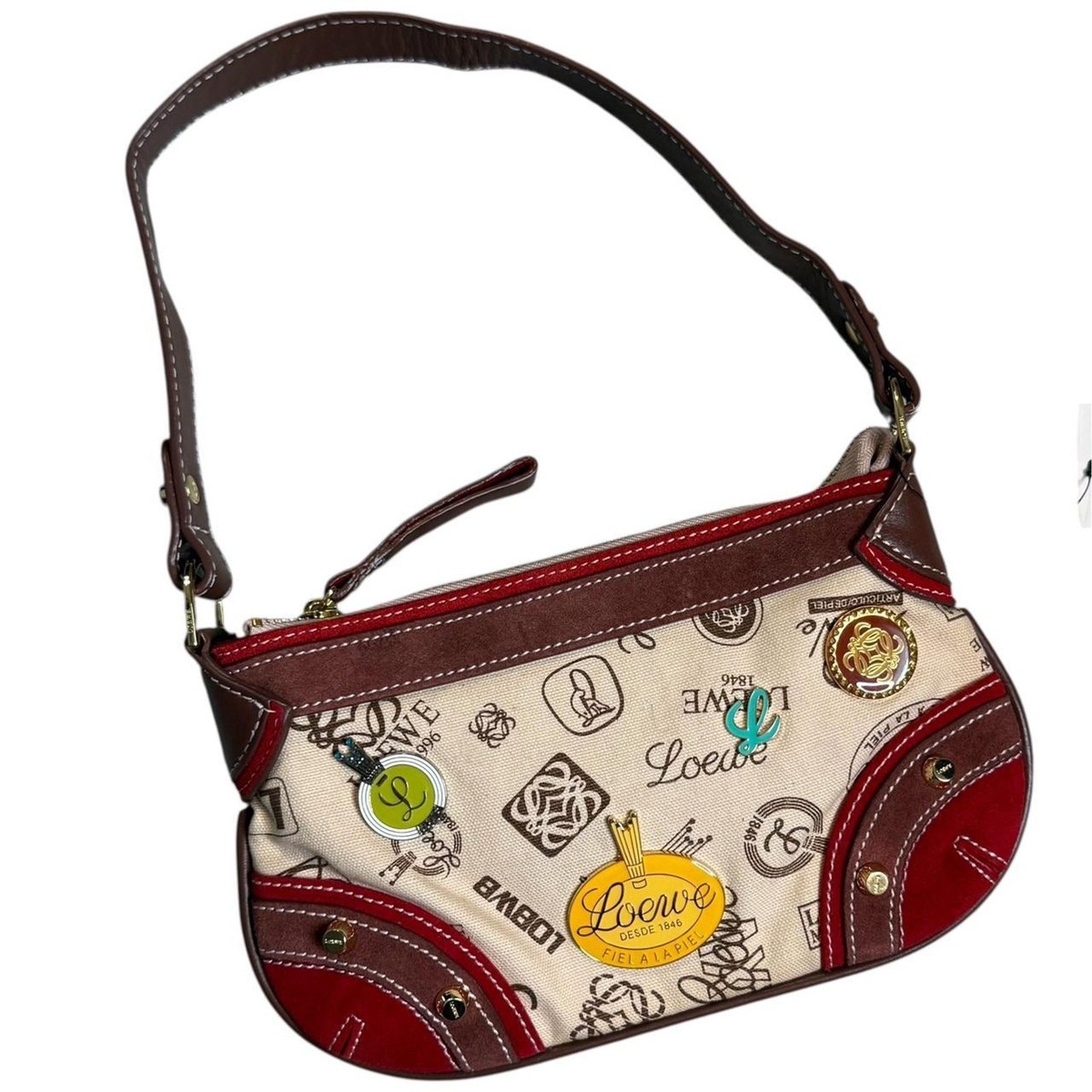 Loewe 160th Anniversary Mini Shoulder Bag Pins (2006) | eBay