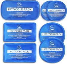 Reusable Hot and Cold Ice Packs for Injuries – 7 Piece Flexible Ice... 
