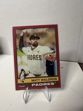 2025 Topps Heritage - High Number SP Matt Waldron #497 Red Border