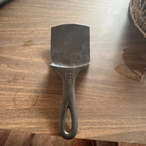 Griswold Cast Iron Repurposed Spatula Erie, Pa USA #6 large logo 699J Skillet