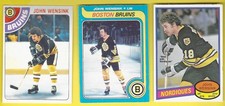 1978-79 (RC) - 1980-81 O-Pee-Chee OPC John Wensink (3 diff)